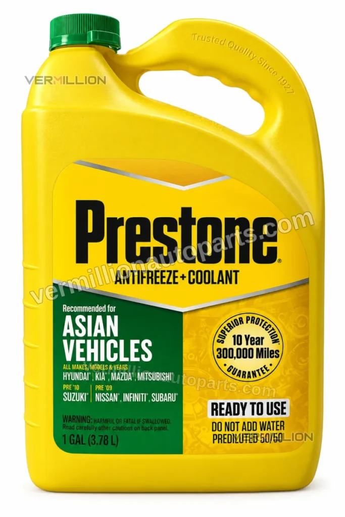 Refrigerante Prestone Vehículos asiáticos 50/50